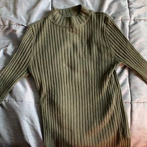 Forever 21 Long Sleeve, Mock Neck Top